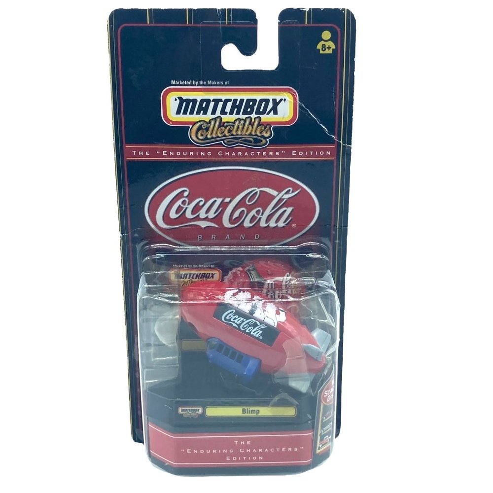 Vintage Mattel Matchbox Collectibles Coca Cola The BLIMP Vehicle Sealed Package